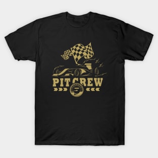 Pit Crew Car Racing Lovers Gift T-Shirt